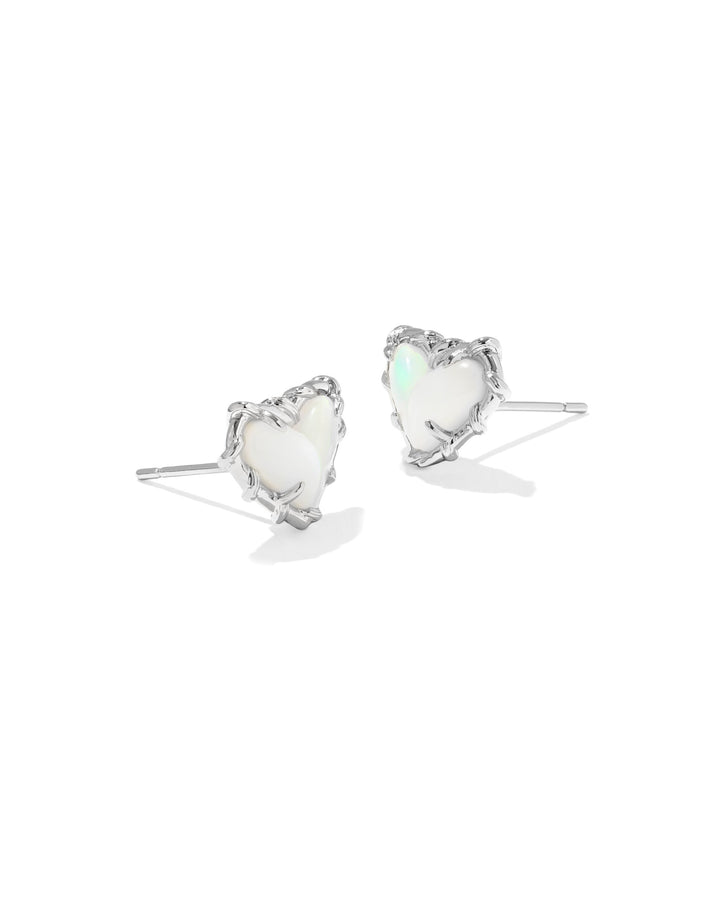 DOLLY PTCHWRK ARI HEART STUD
