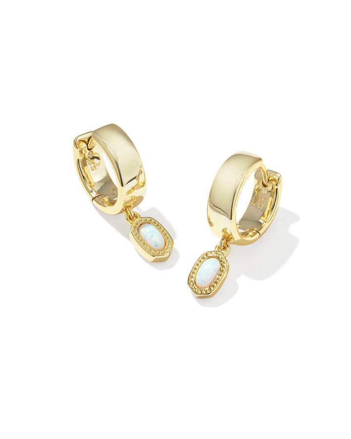 MINI ELLIE WIDE HUGGIE EARRING