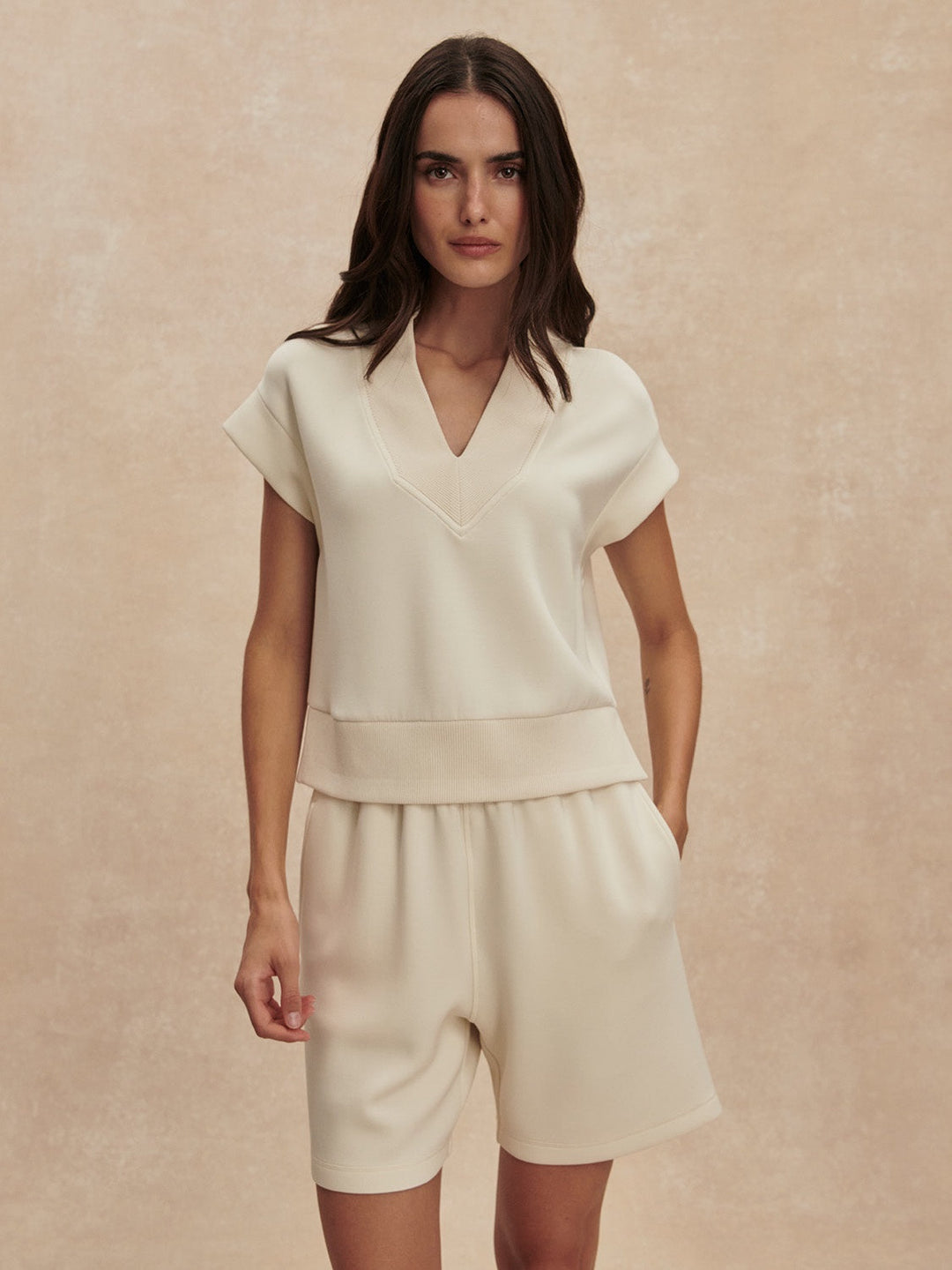 GRACEE V NECK TANK PRISTINE