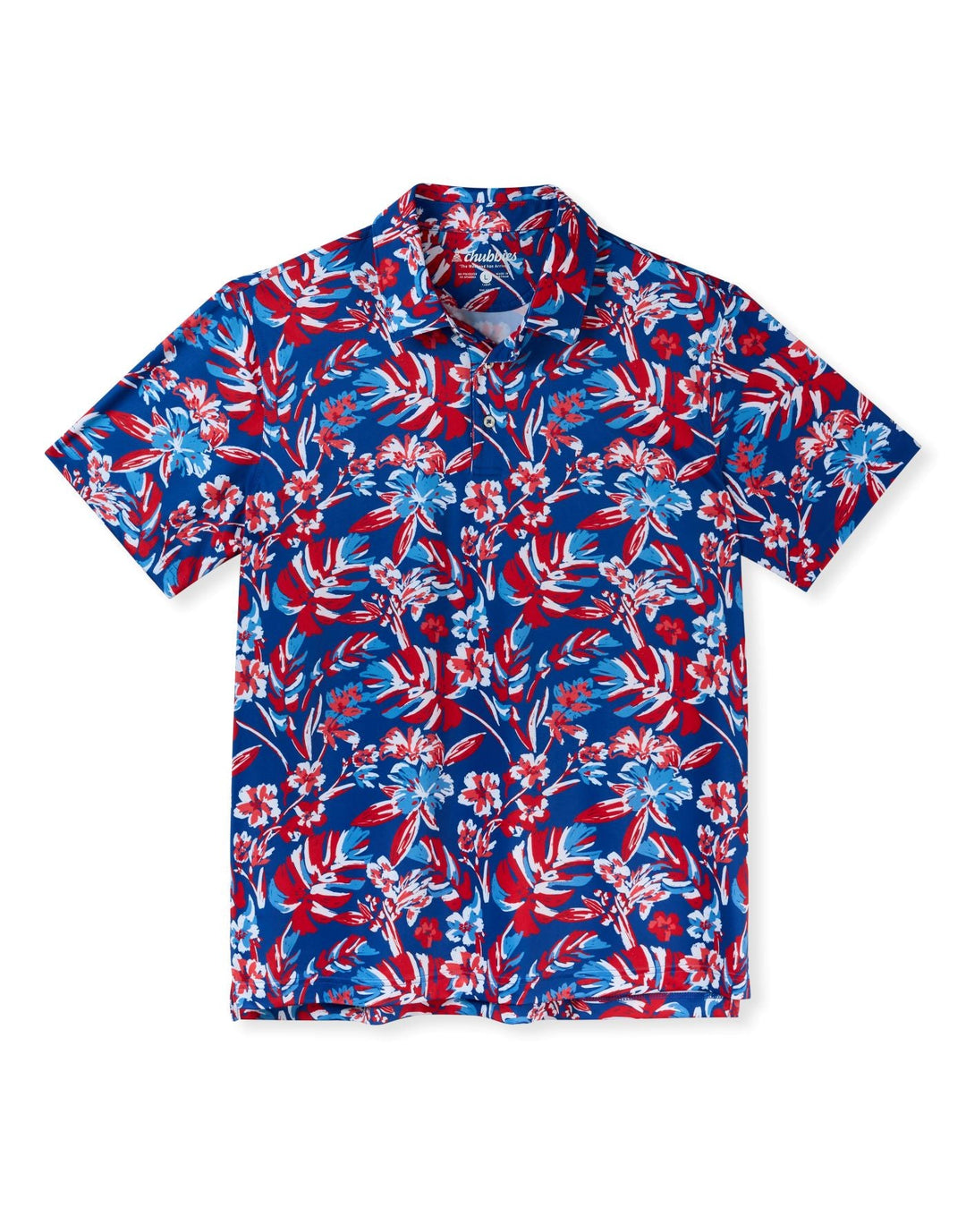 THE STAR SPANGLES BLOOM PERFORMANCE POLO