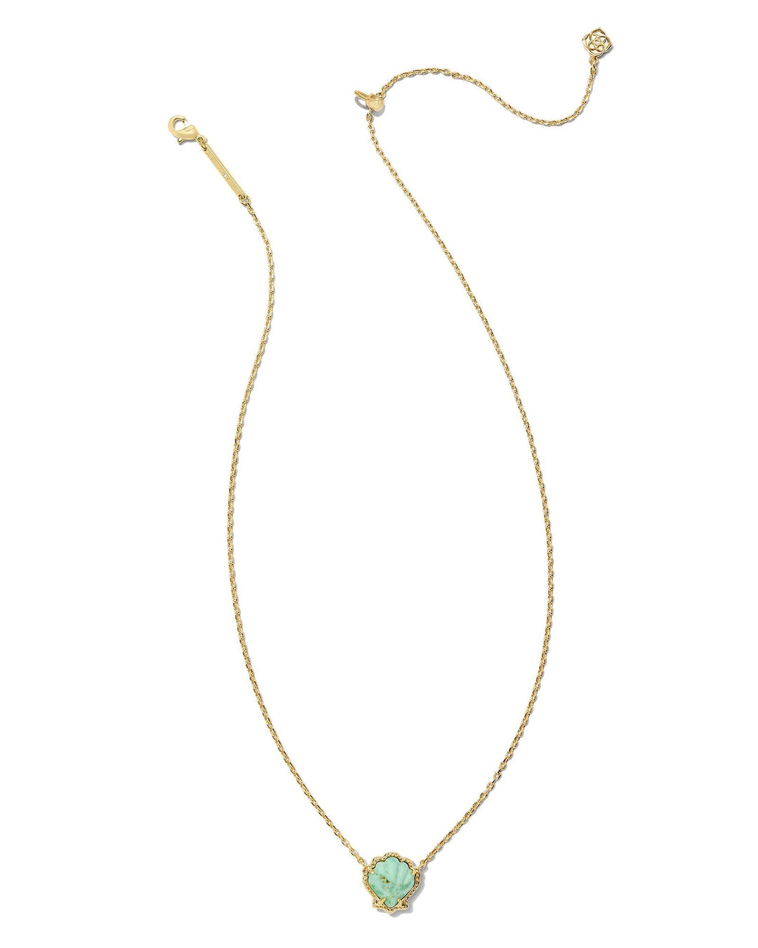 BRYNNE SHELL SHORT PENDANT NECKLACE