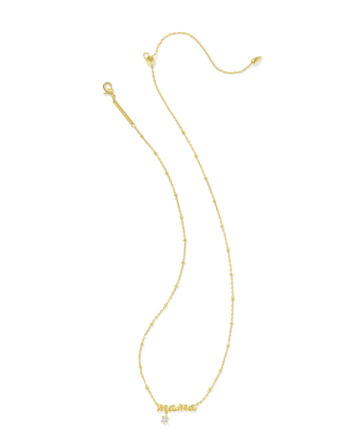 MAMA CRYSTAL SHORT PENDANT NECKLACE