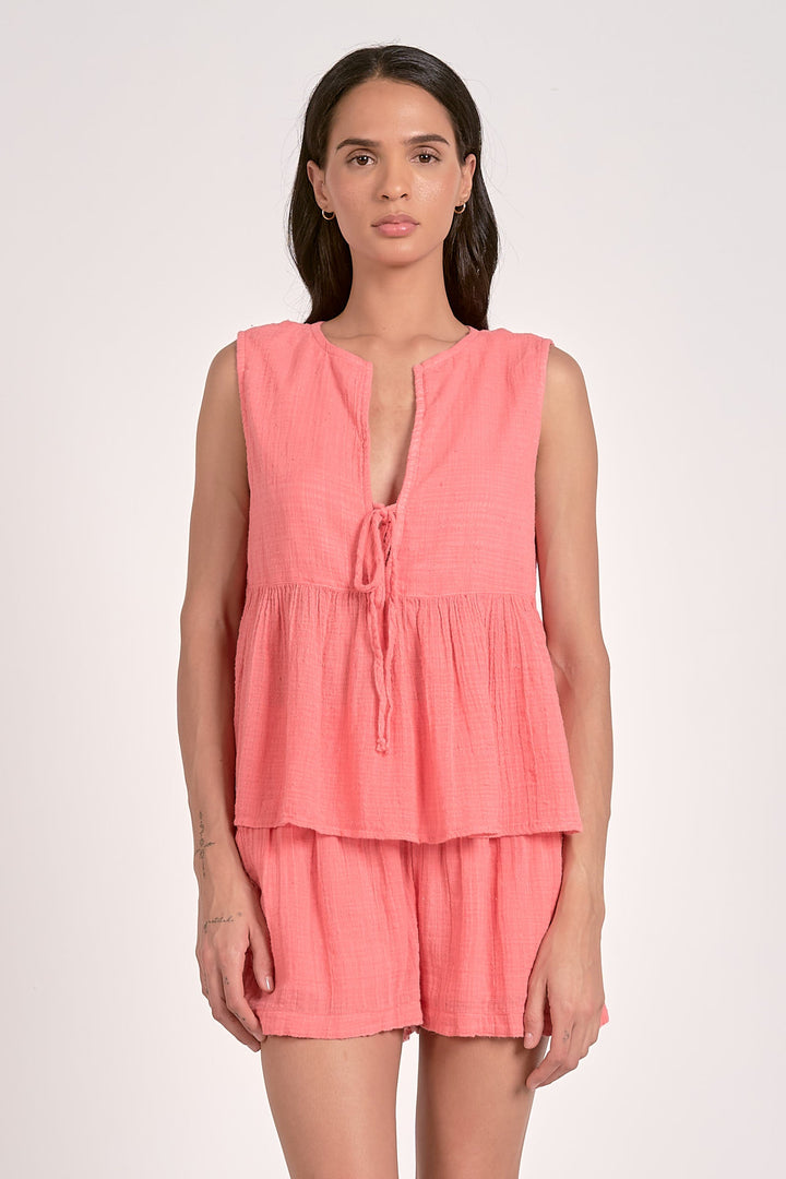 FLYAWAY SLEEVELESS TOP