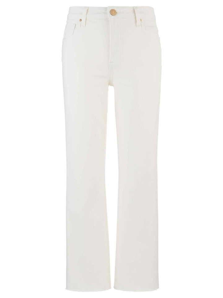 KELSEY HIGH RISE ANKLE FLARE IN ECRU