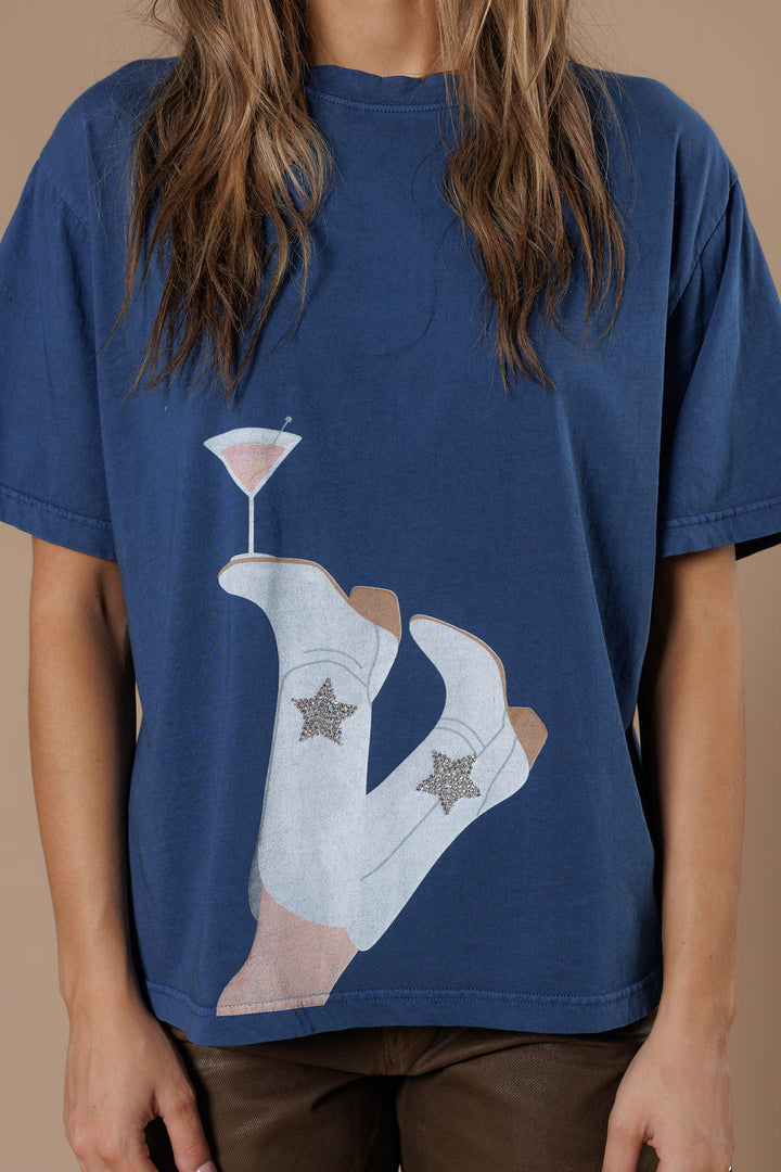COWBOY DRINK BIG BOY TEE
