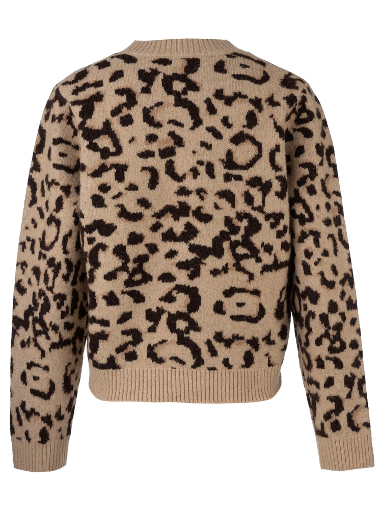 GISELA ANIMAL PRINT PULLOVER