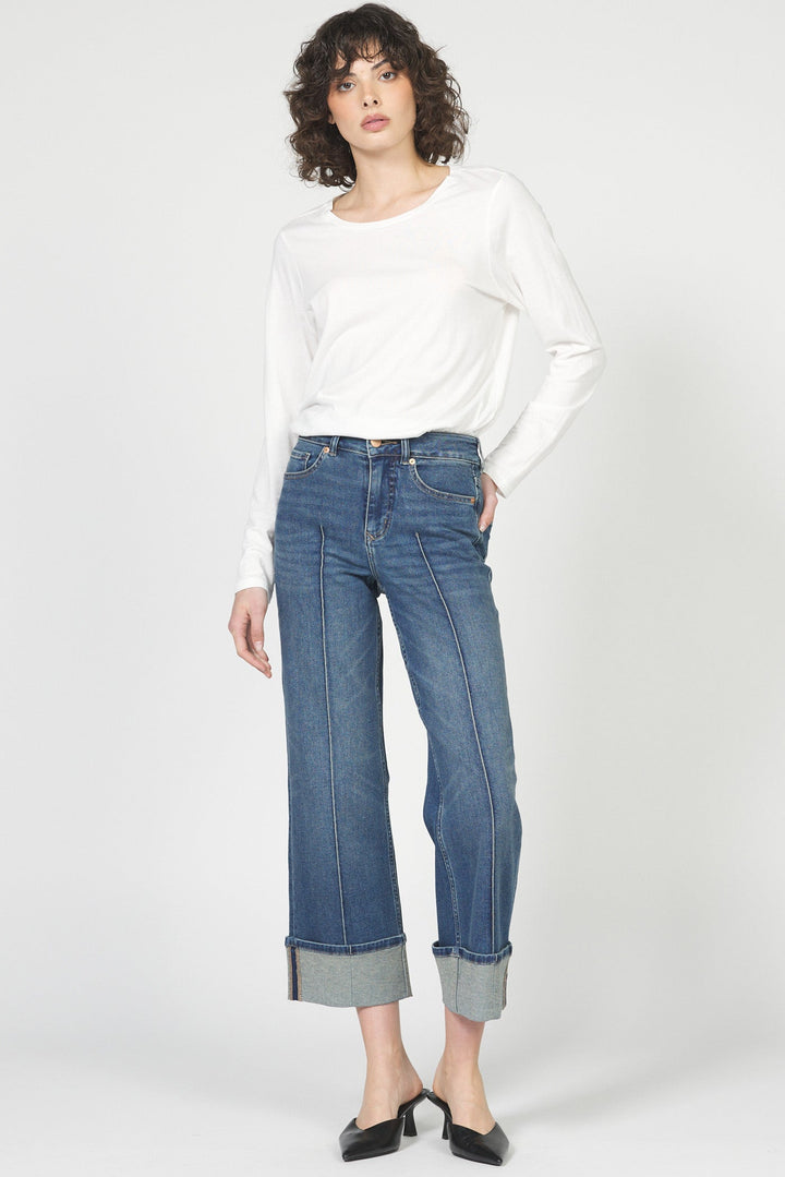 HOLLY STRAIGHT LEG JEAN 52A312HDE