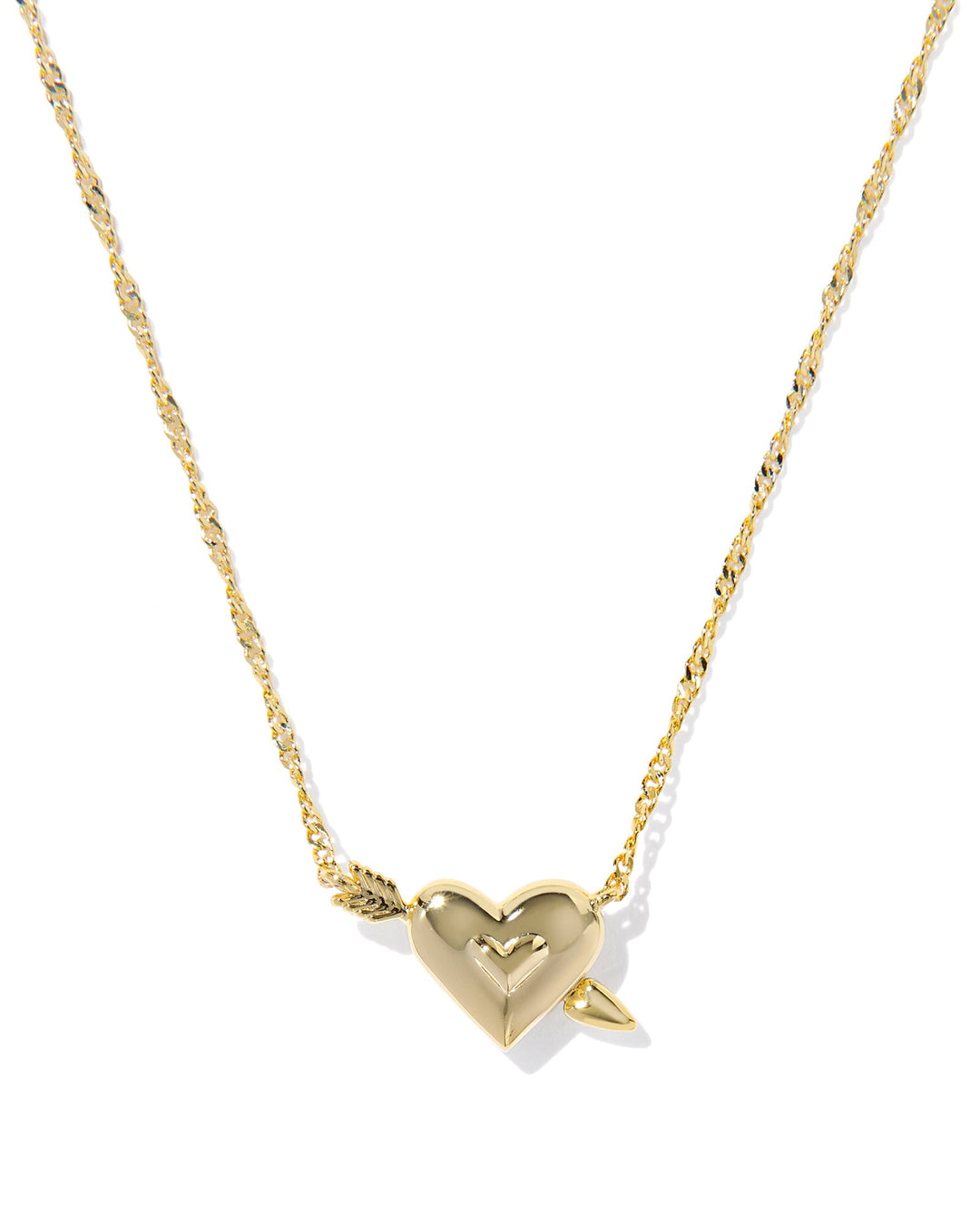 ARI HEART ARROW PENDANT NECKLACE