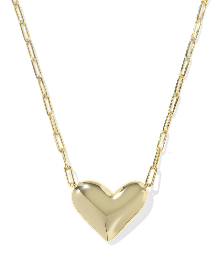 ARI HEART STATEMENT PENDANT NECKLACE