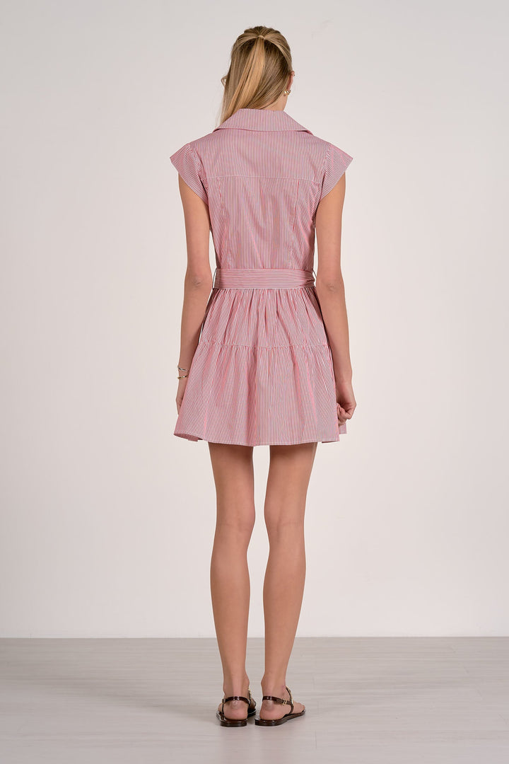 CAP SLV TIERED DRESS