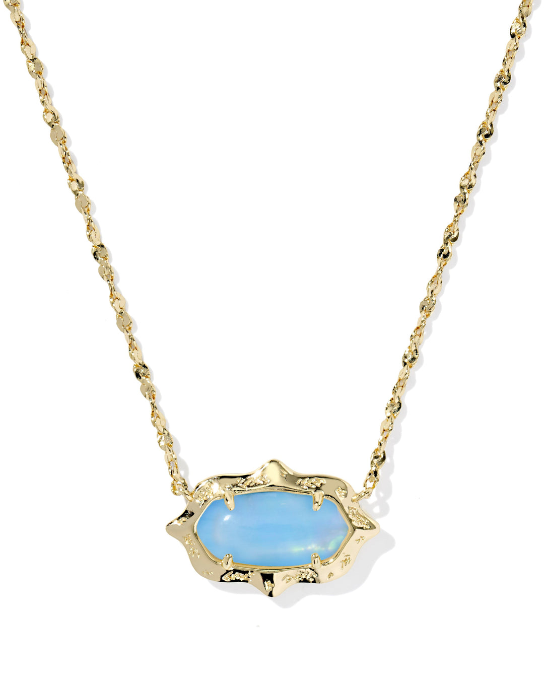 ELISA SCALLOP FRAME NECKLACE