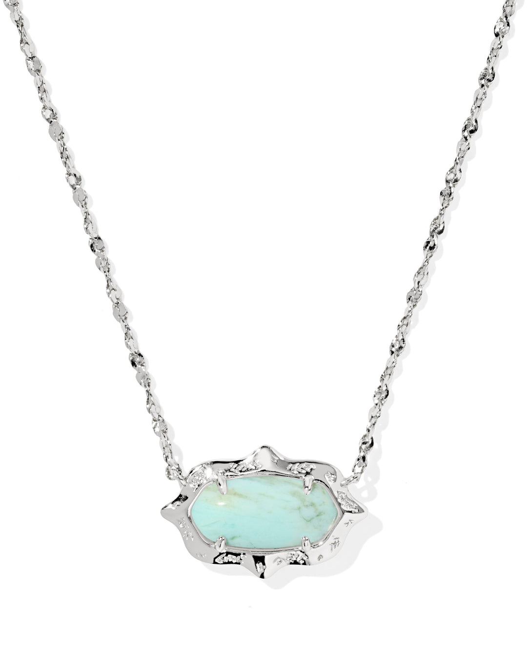 ELISA SCALLOP FRAME NECKLACE