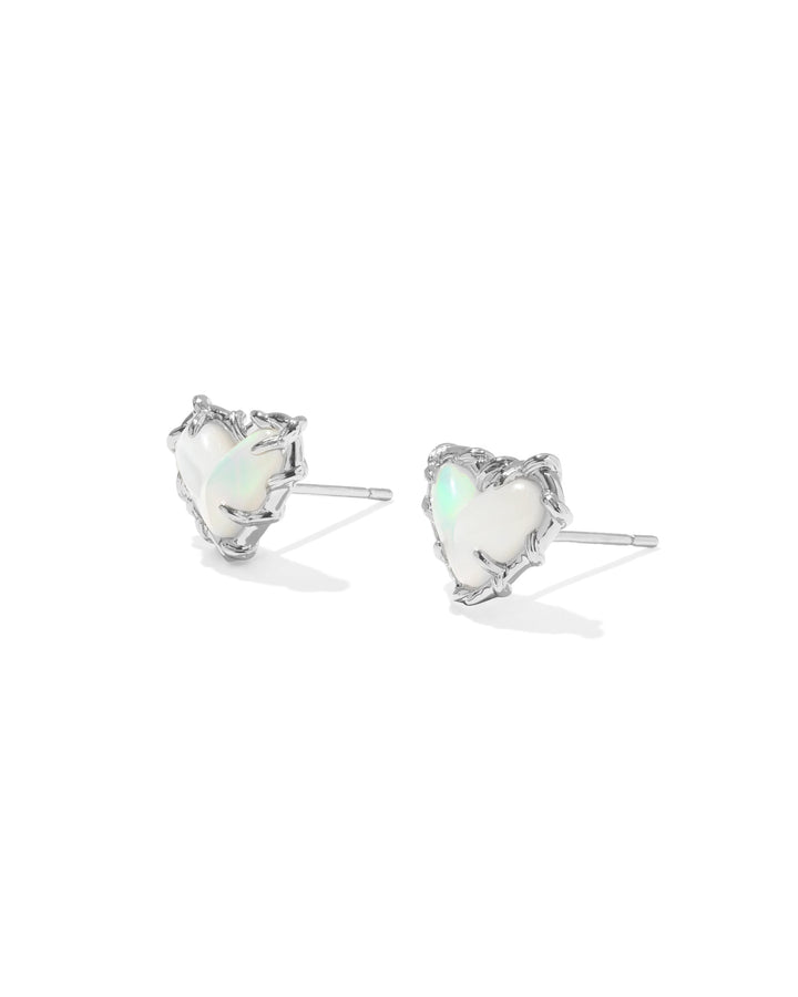 DOLLY PTCHWRK ARI HEART STUD