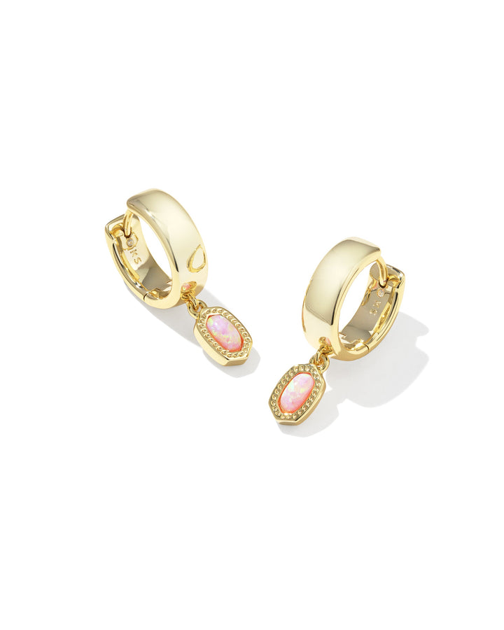 MINI ELLIE WIDE HUGGIE EARRING