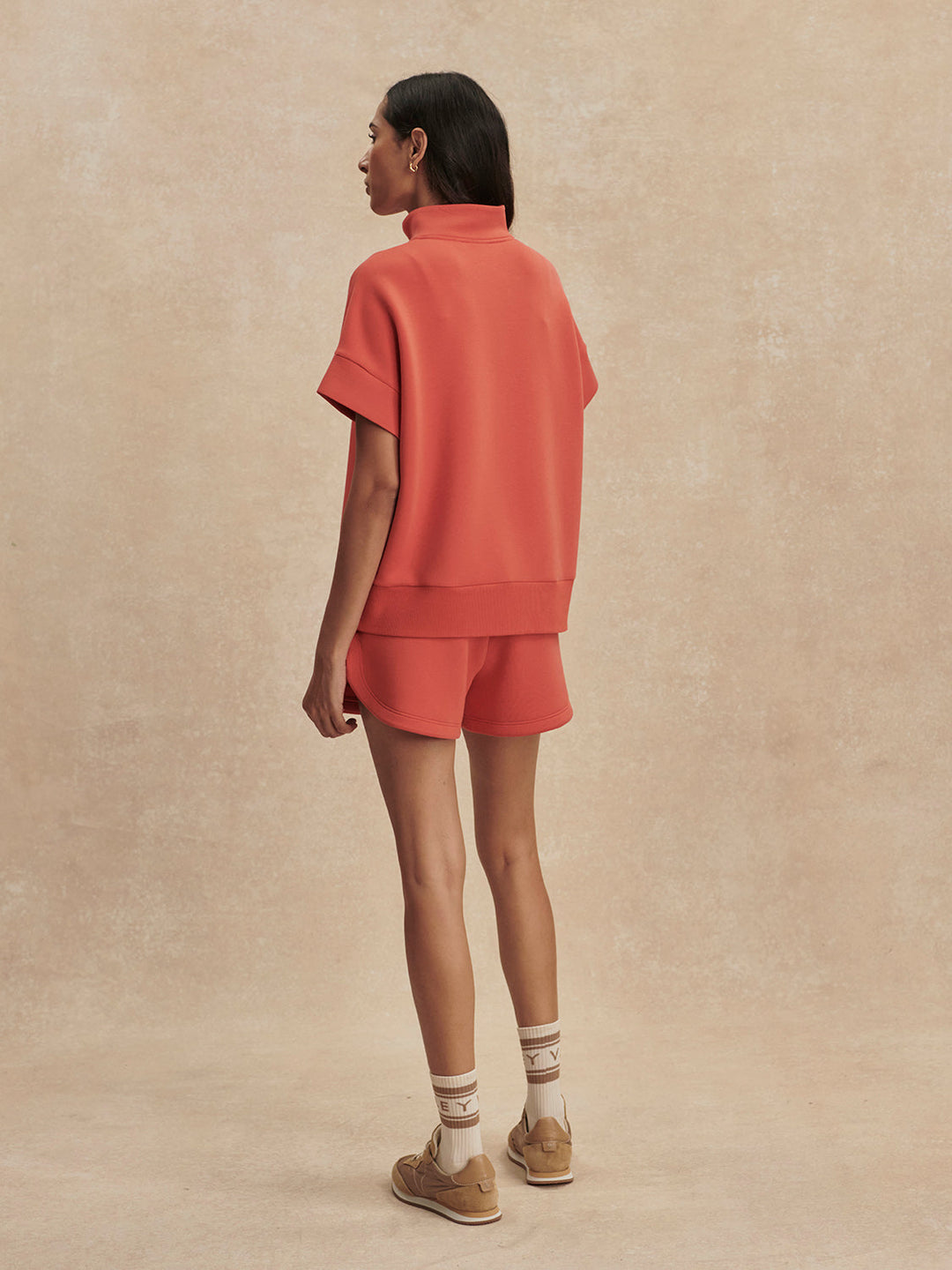 RITCHIE SHORT SLEEVE SWEATER SUMMER FIG