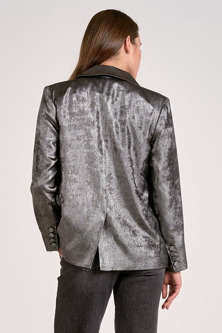BLAZER W/WIDE LAPEL