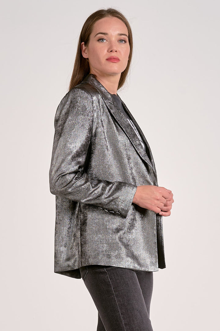BLAZER W/WIDE LAPEL