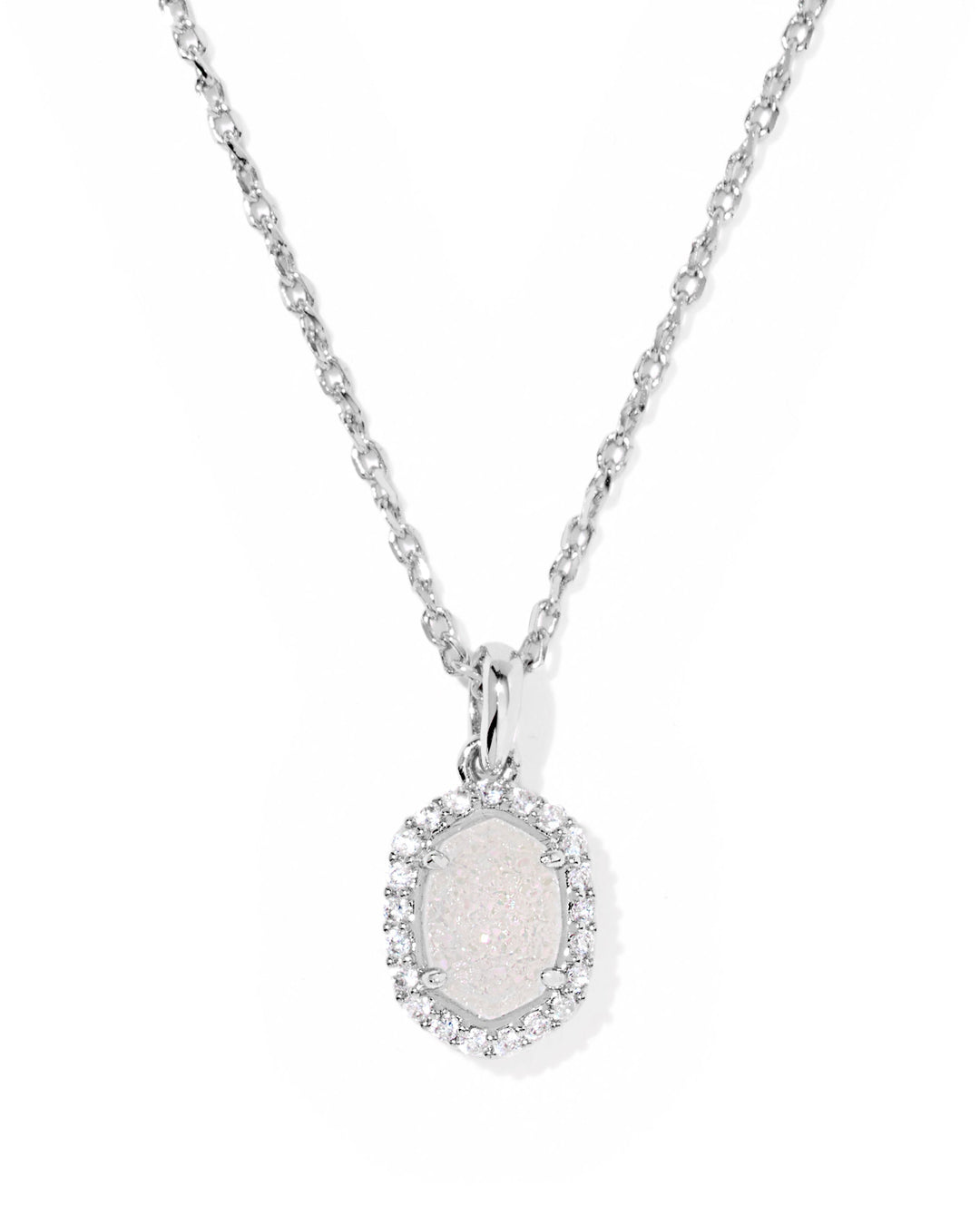 DAPHNE CRYSTAL FRAME PENDANT NECKLACE