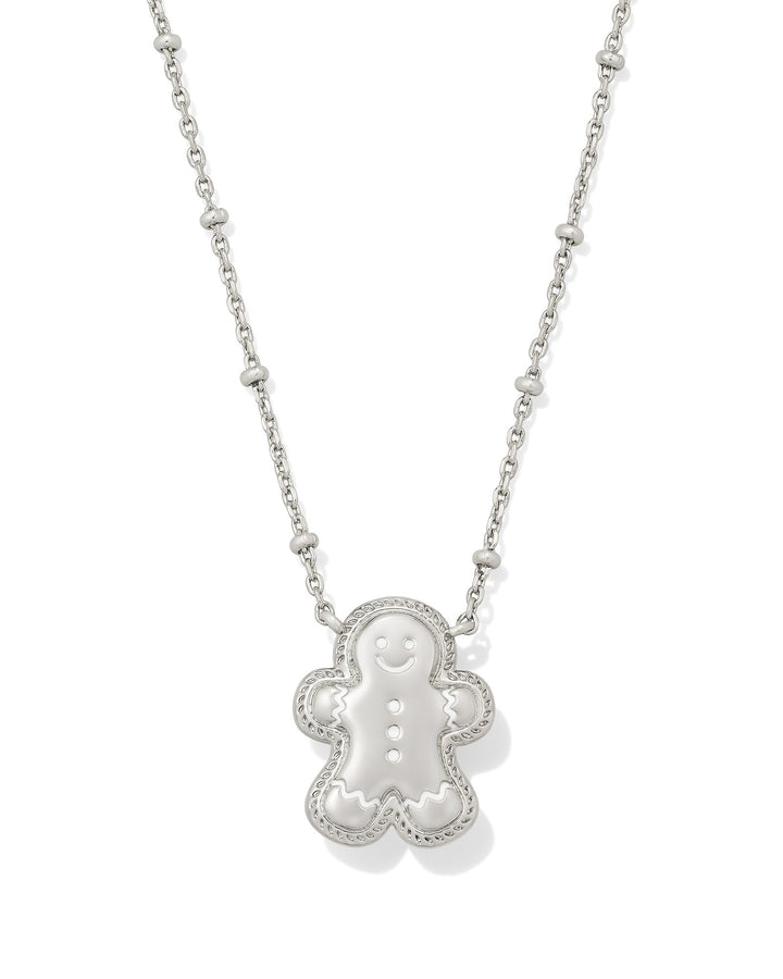 GINGERBREAD PENDANT NECKLACE