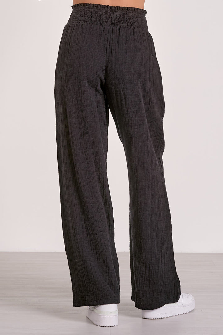 SMOCKED PANTS
