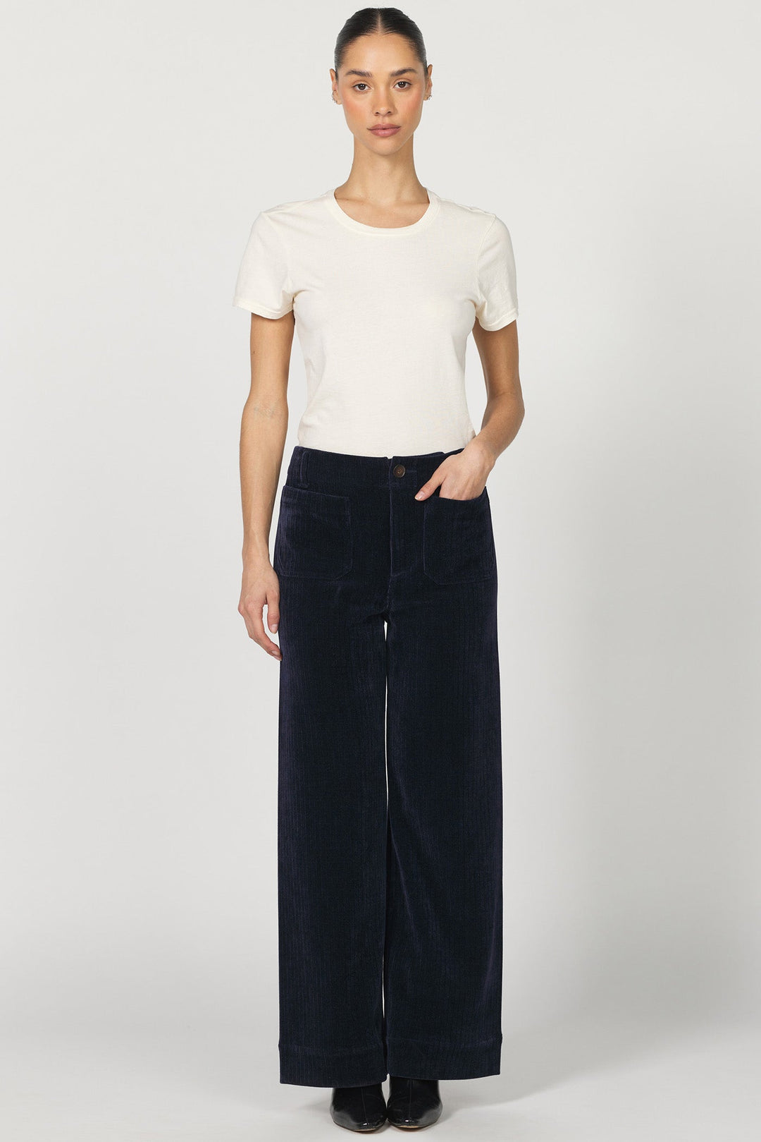 AUDREY WIDE LEG PANT CORDUROY