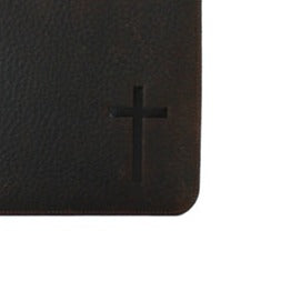 NOCONA BIBLE COVER CROSS BROWN