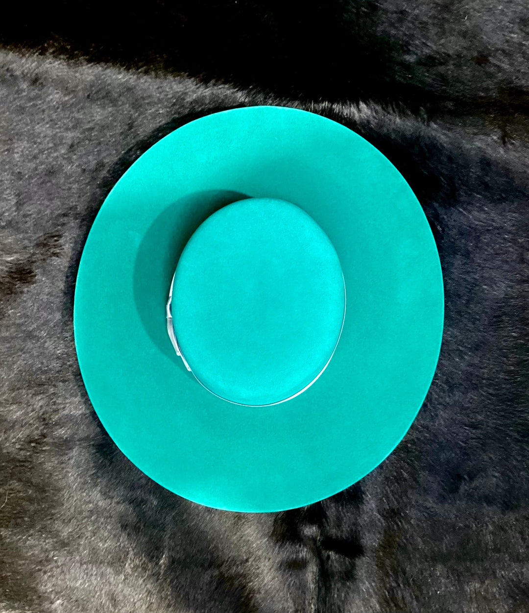 ATWOOD OPEN CROWN 5X FELT HAT - TURQUOISE