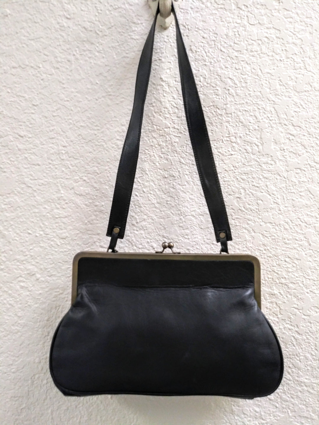 Handmade Hair On Hide and Calf Leather Purse