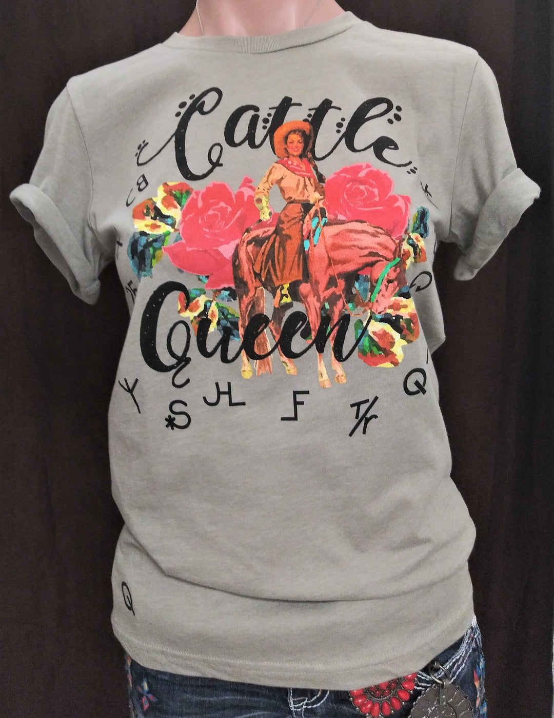 RODEO QUINCY CATTLE QUEEN TEE