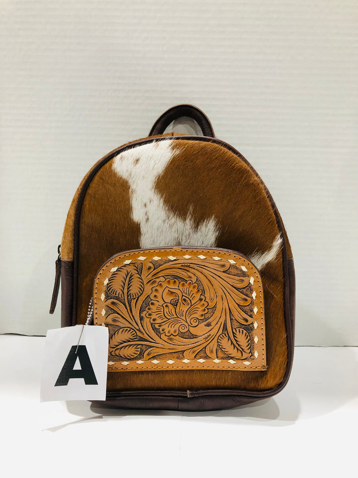 SMALL Cowhide Backpack