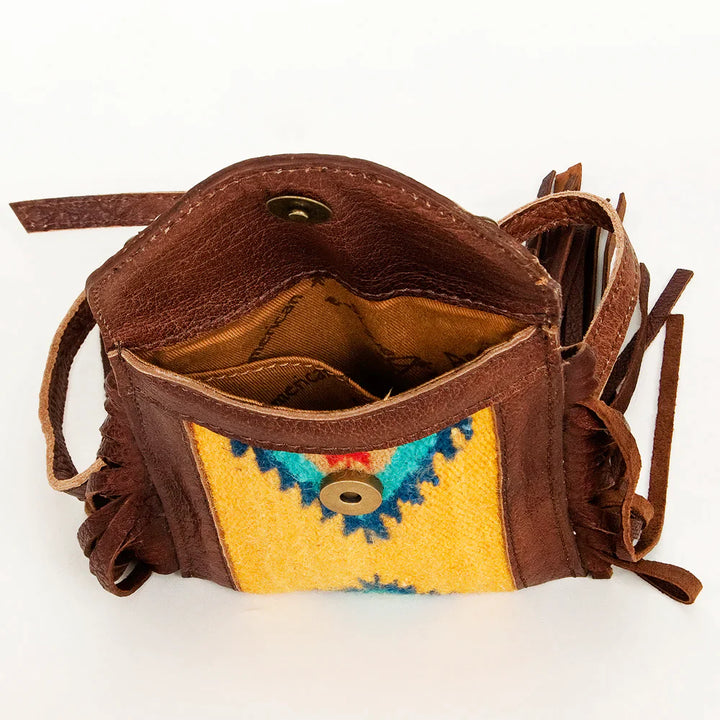 AMERICAN DARLING AZTEC CROSSBODY WITH FRINGE