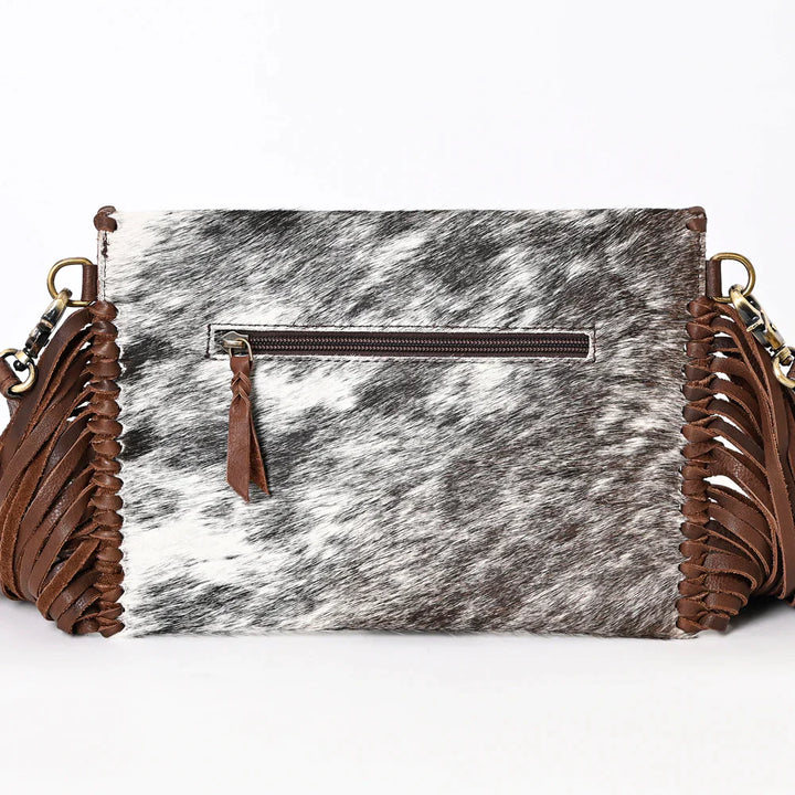 AMERICAN DARLING COWHIDE CROSSBODY ENVELOPE PURSE