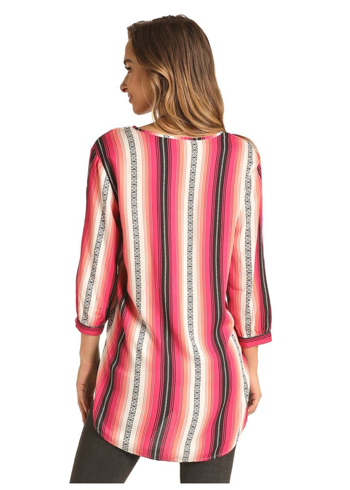 PANHANDLE LONG SLEEVE SERAPE STRIPE SHIRT *SALE*