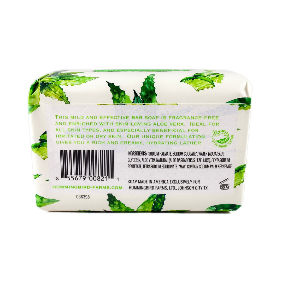 Pure Aloe Triple Milled Bar Soap (9oz)