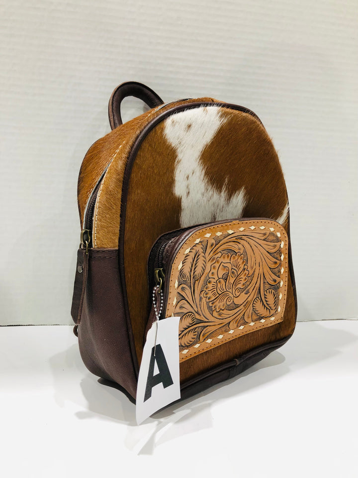 SMALL Cowhide Backpack