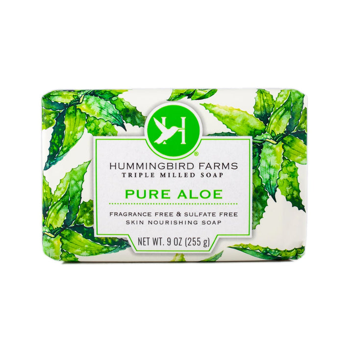 Pure Aloe Triple Milled Bar Soap (9oz)