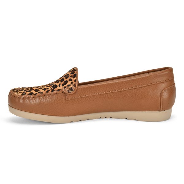 FIVE TRIBE "FIERCE" LEOPARD LOAFER WOMEN'S SHOE