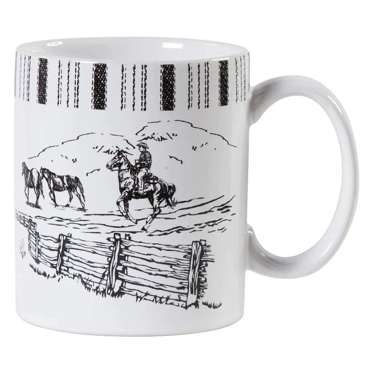 RANCH LIFE HORSE MUG