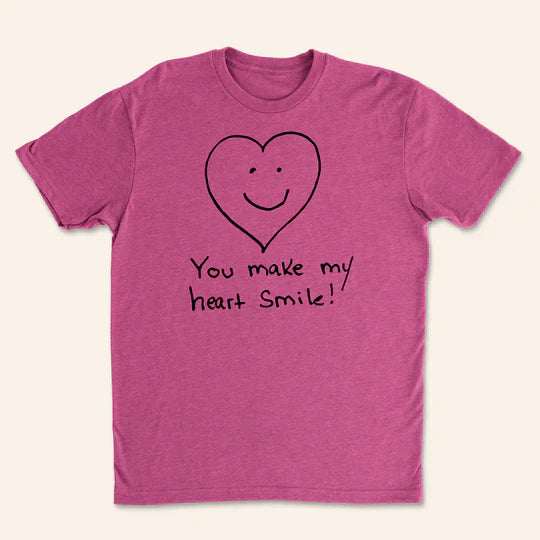 YOU MAKE MY HEART SMILE - TEE SHIRT