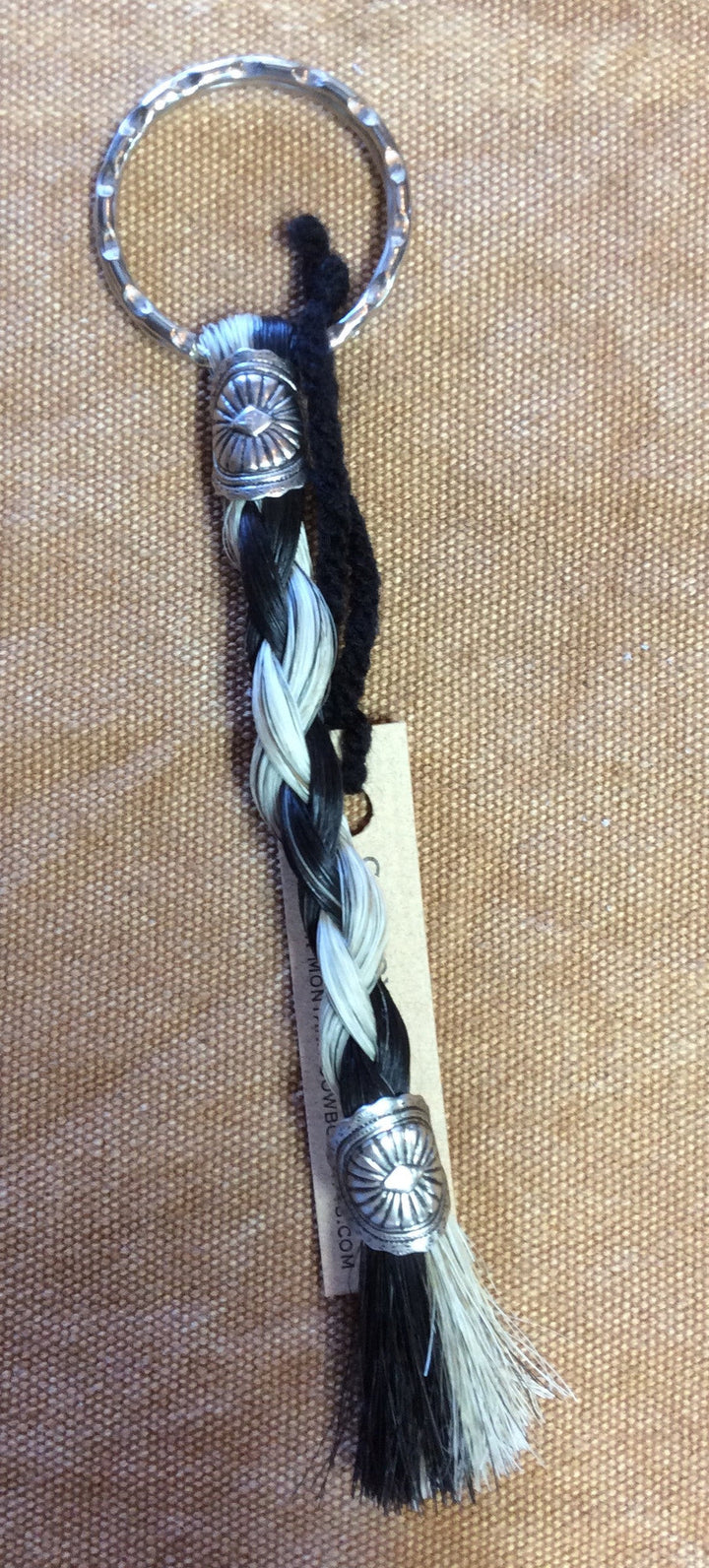 Keychain with Horse Hair 2 Tone