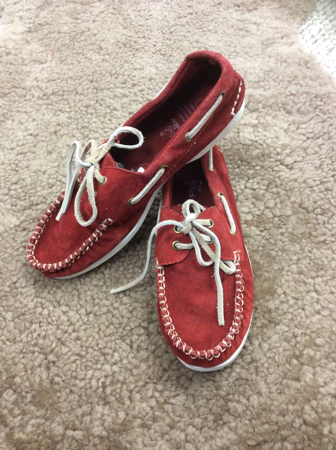 Burgandy Leather Moccasins