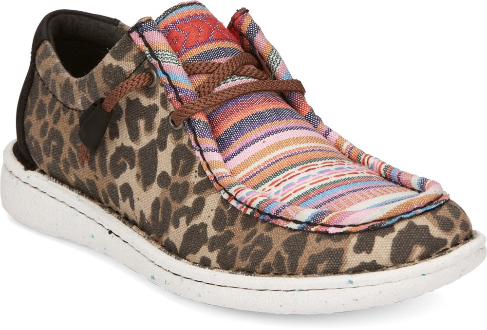 JUSTIN LADIES HAZER SERAPE LEOPARD SHOES