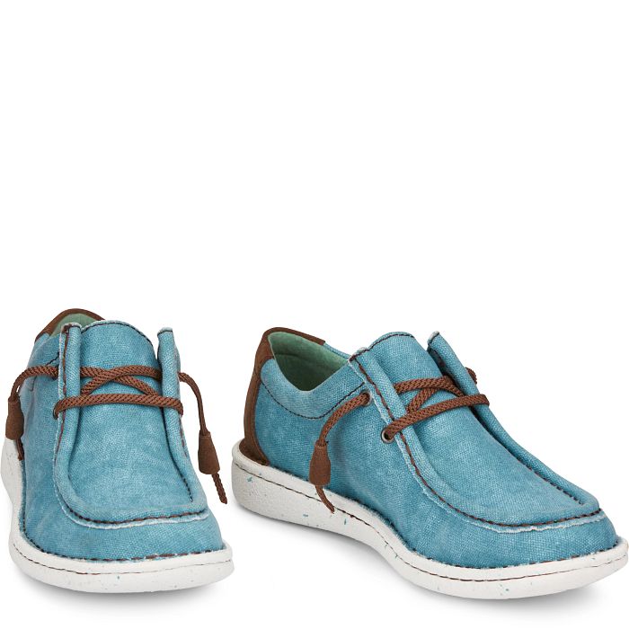 JUSTIN LADIES HAZER SHOES in TURQUOISE