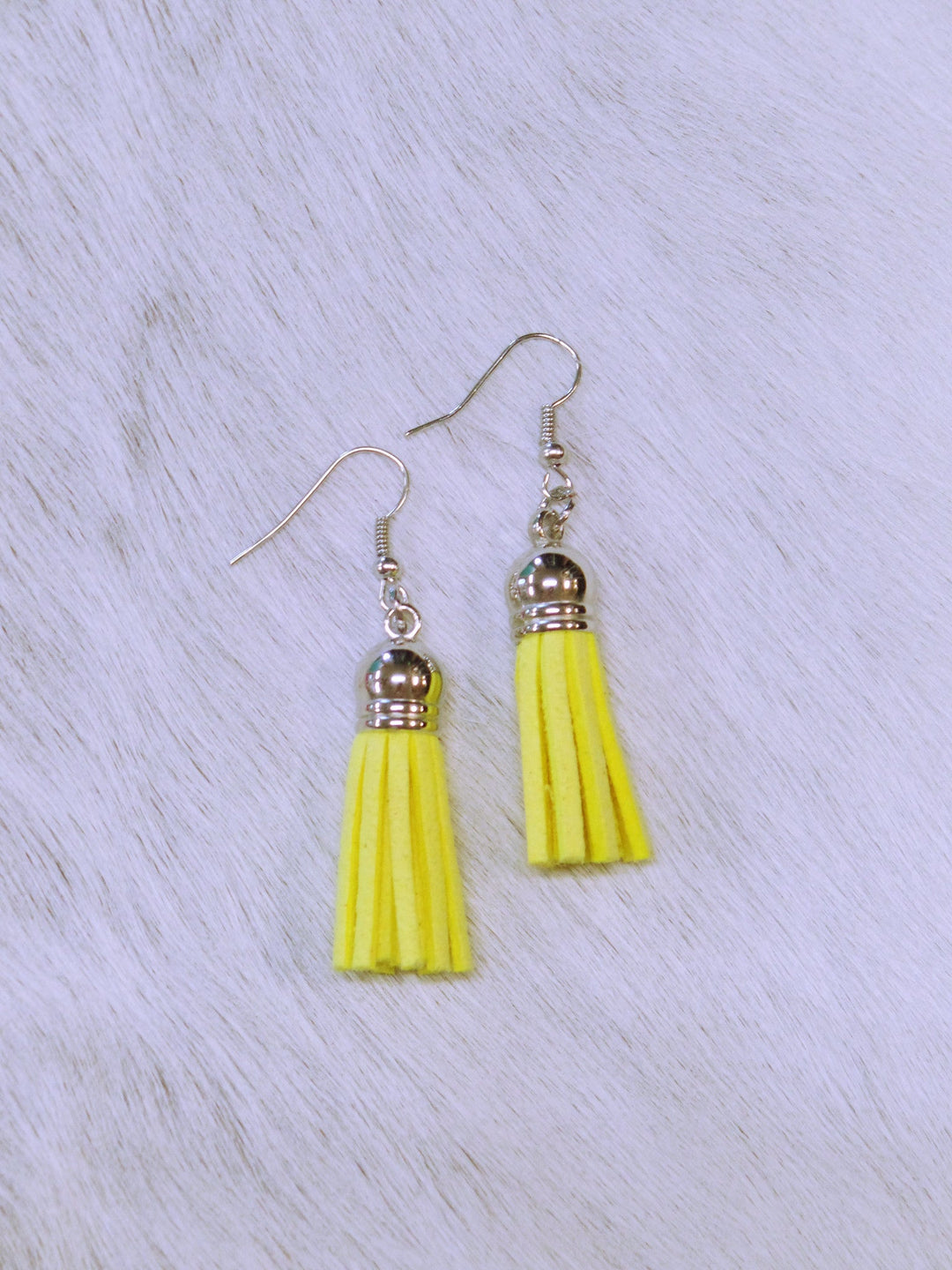 Suede Tassel Earrings