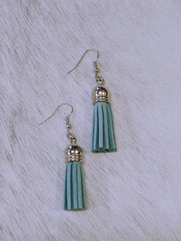 Suede Tassel Earrings