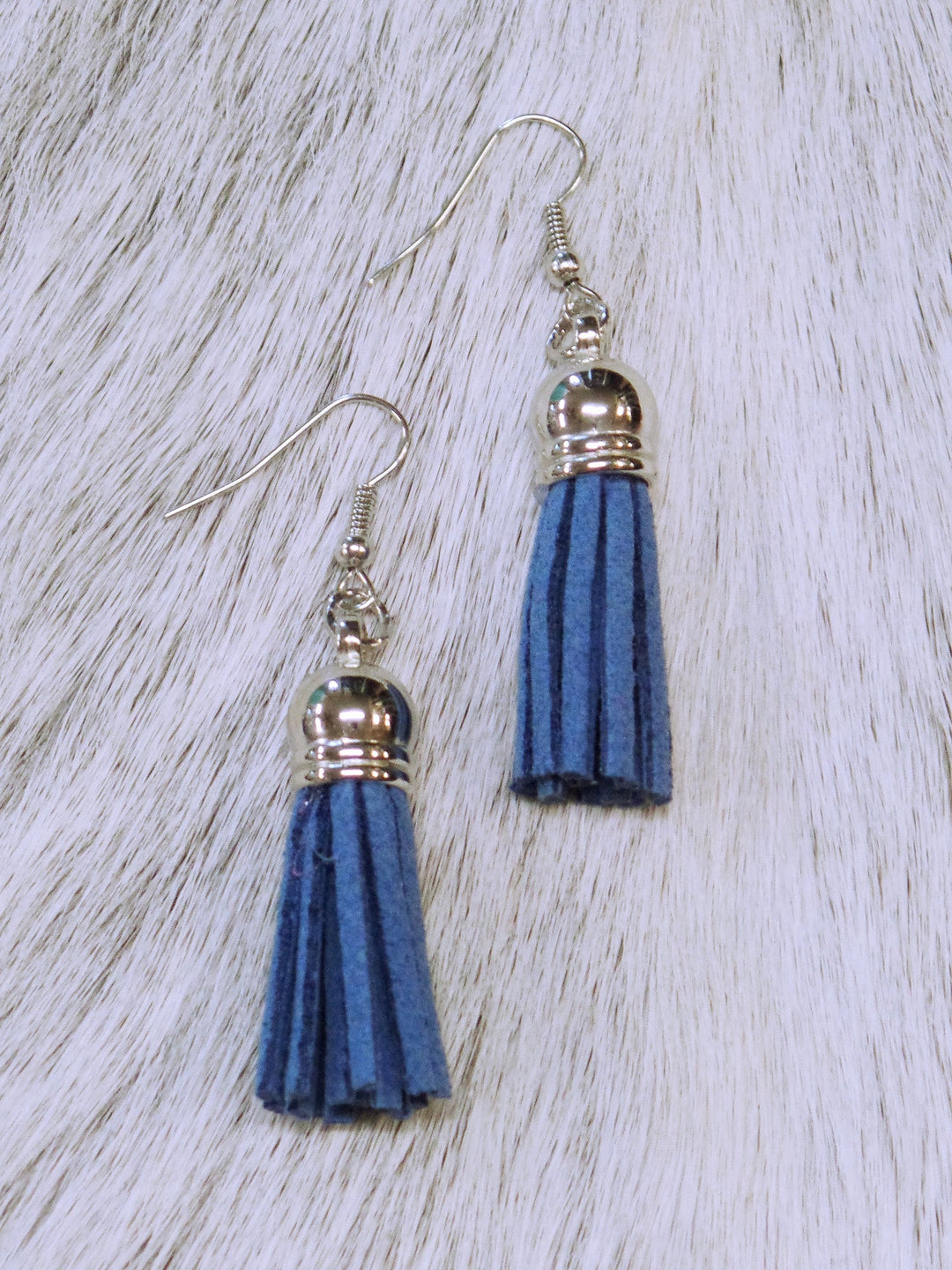 Suede Tassel Earrings