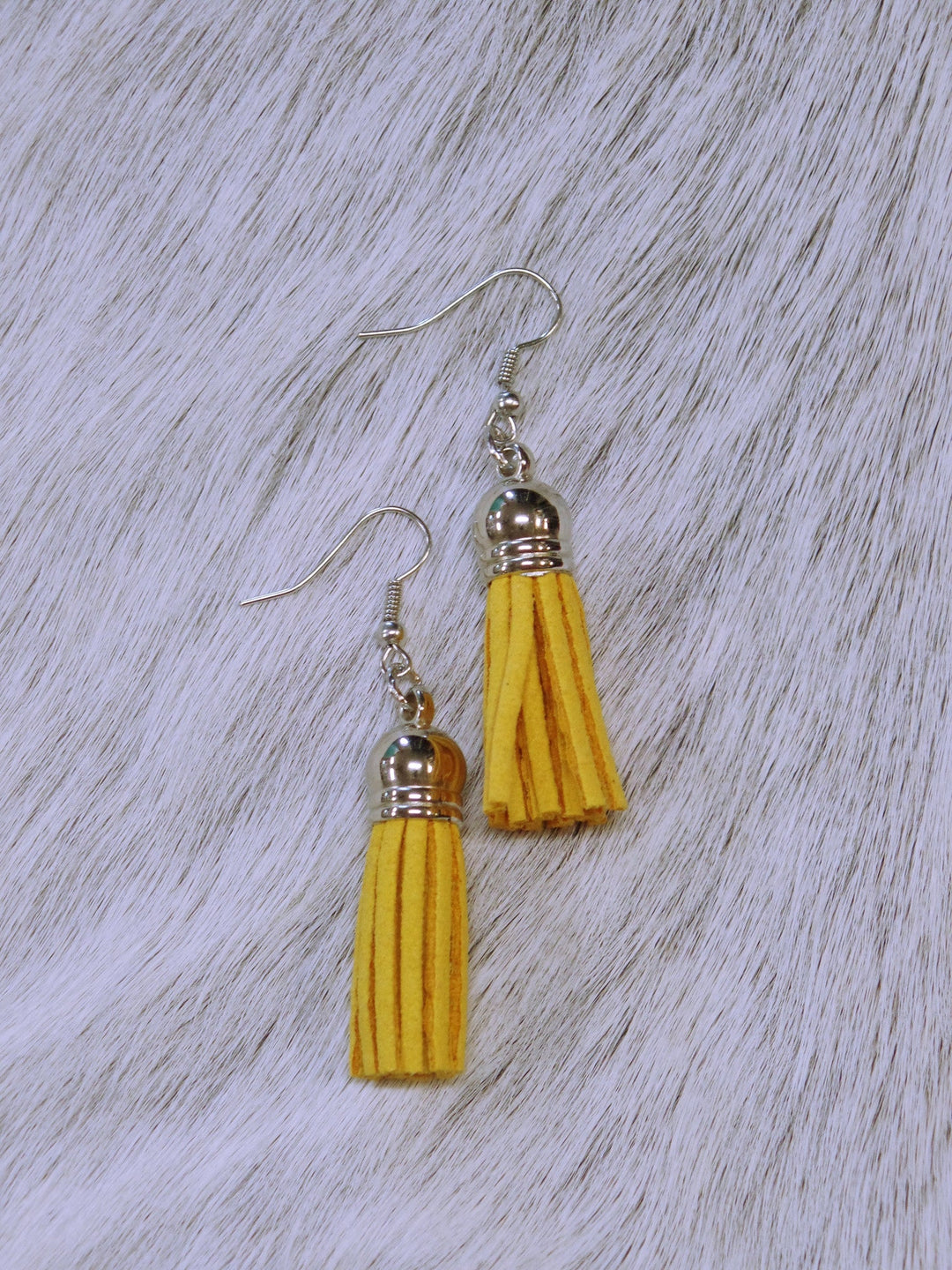 Suede Tassel Earrings