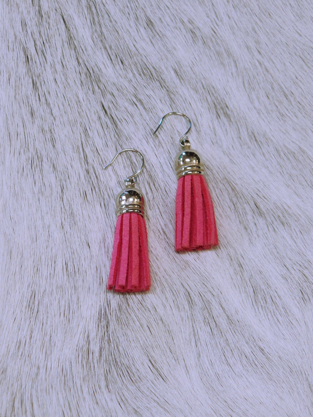 Suede Tassel Earrings