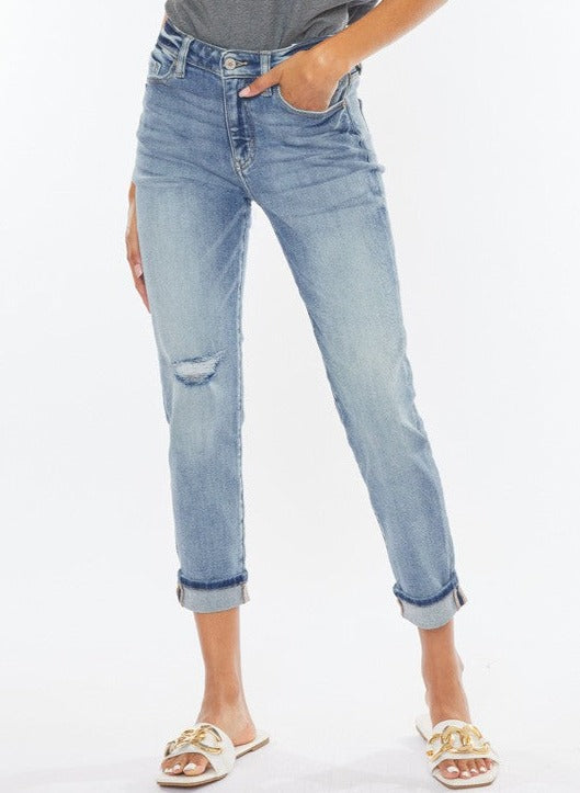 KANCAN REMIO HIGH RISE MOM JEANS