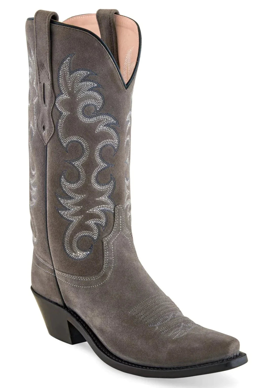 OLD WEST LADIES GREY SUEDE BOOTS